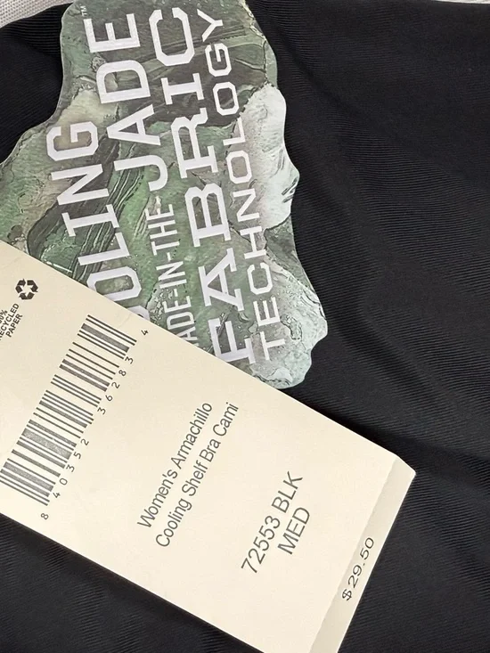 NWT Duluth Trading Co Black camisole Tank Top with built in bra Size large - Picture 7 of 9